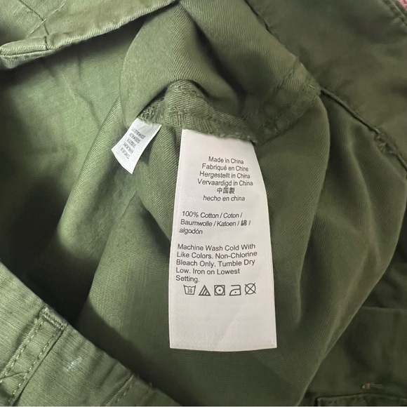J.CREW Relaxed Fit Tapered Green Cargo Pant Size 27 100% cotton - Picture 8 of 10